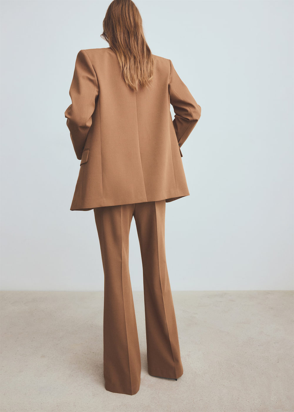 Wide leg suit trousers - Image 3
