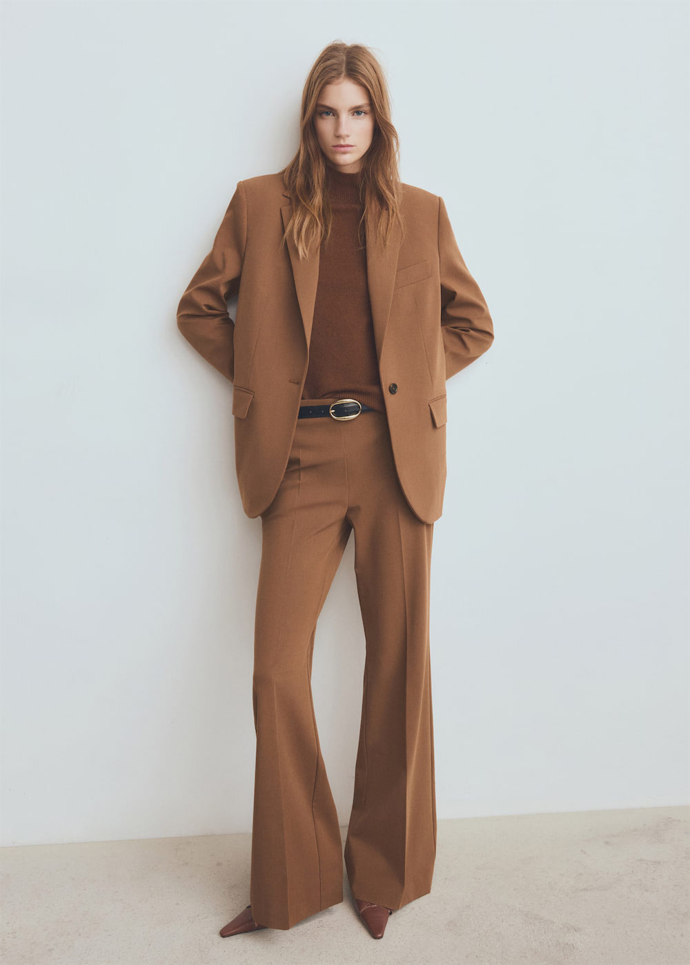 Wide leg suit trousers - Image 2