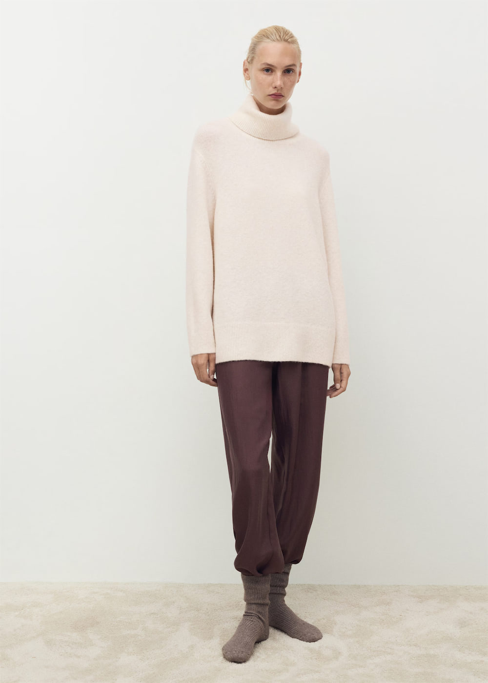 Turtleneck knit sweater - Image 3