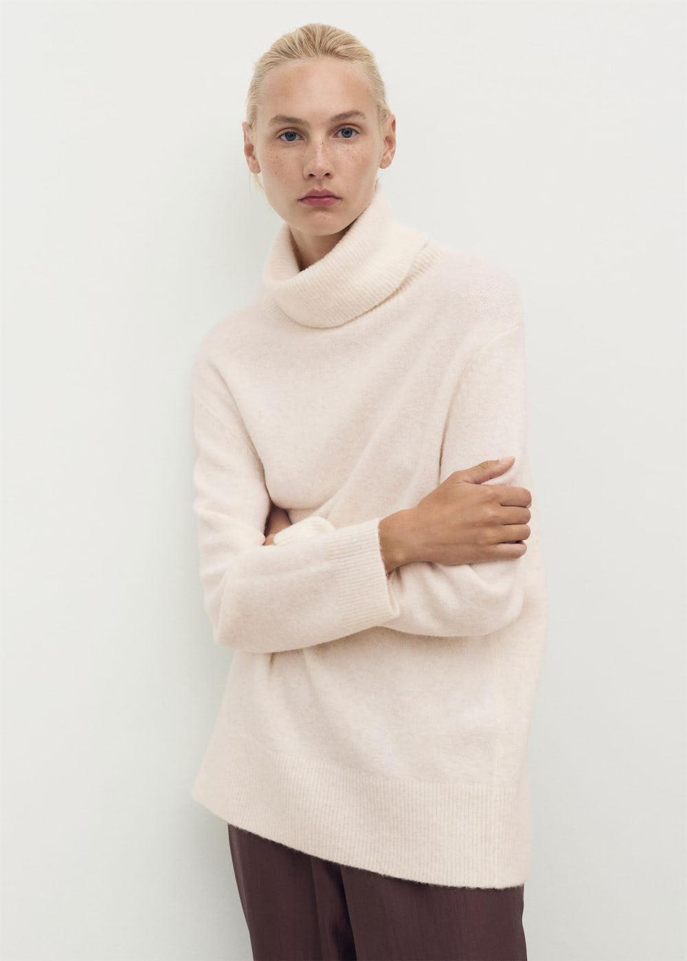 Turtleneck knit sweater - Image 2