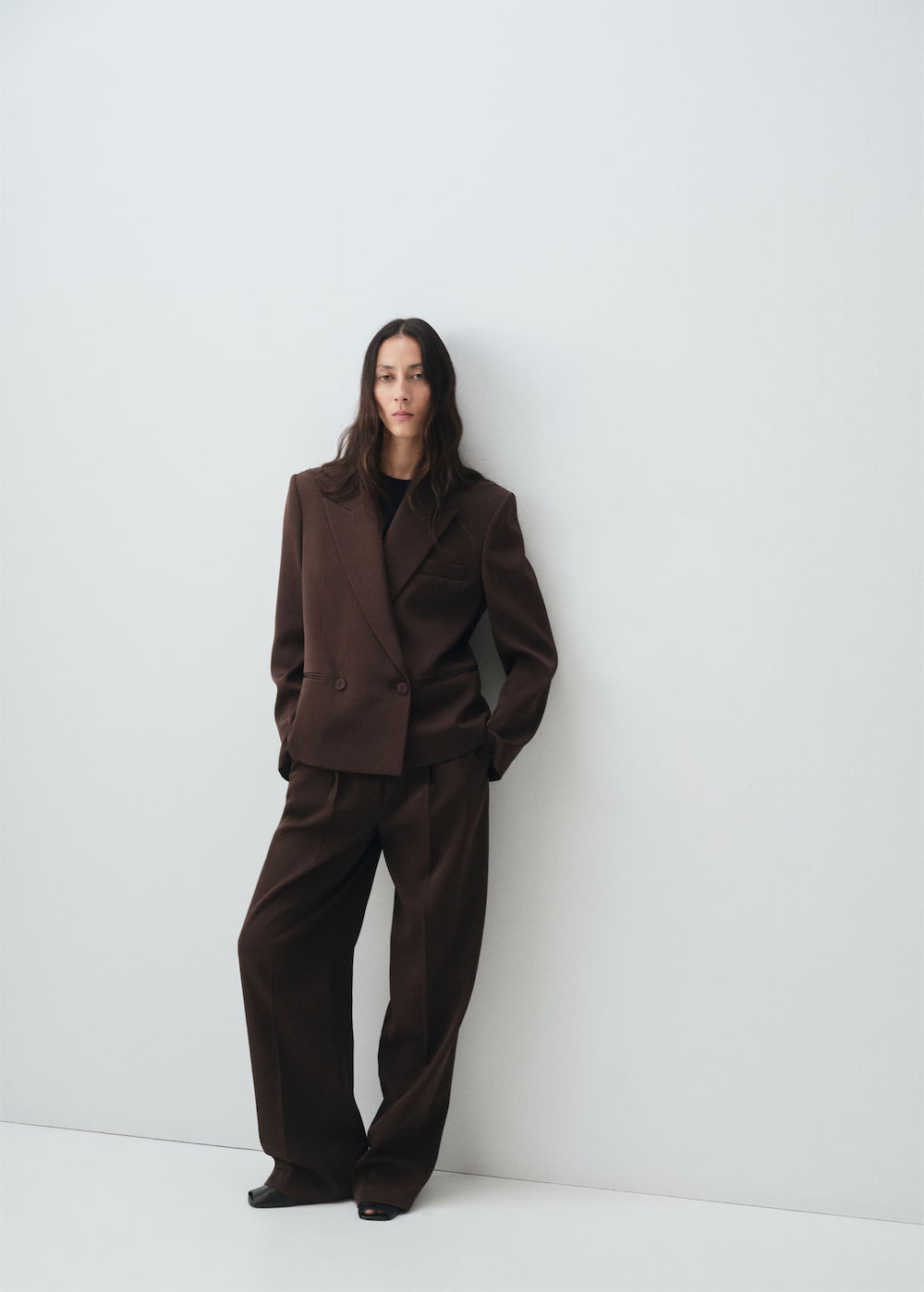 Double-breasted suit blazer - Image 3