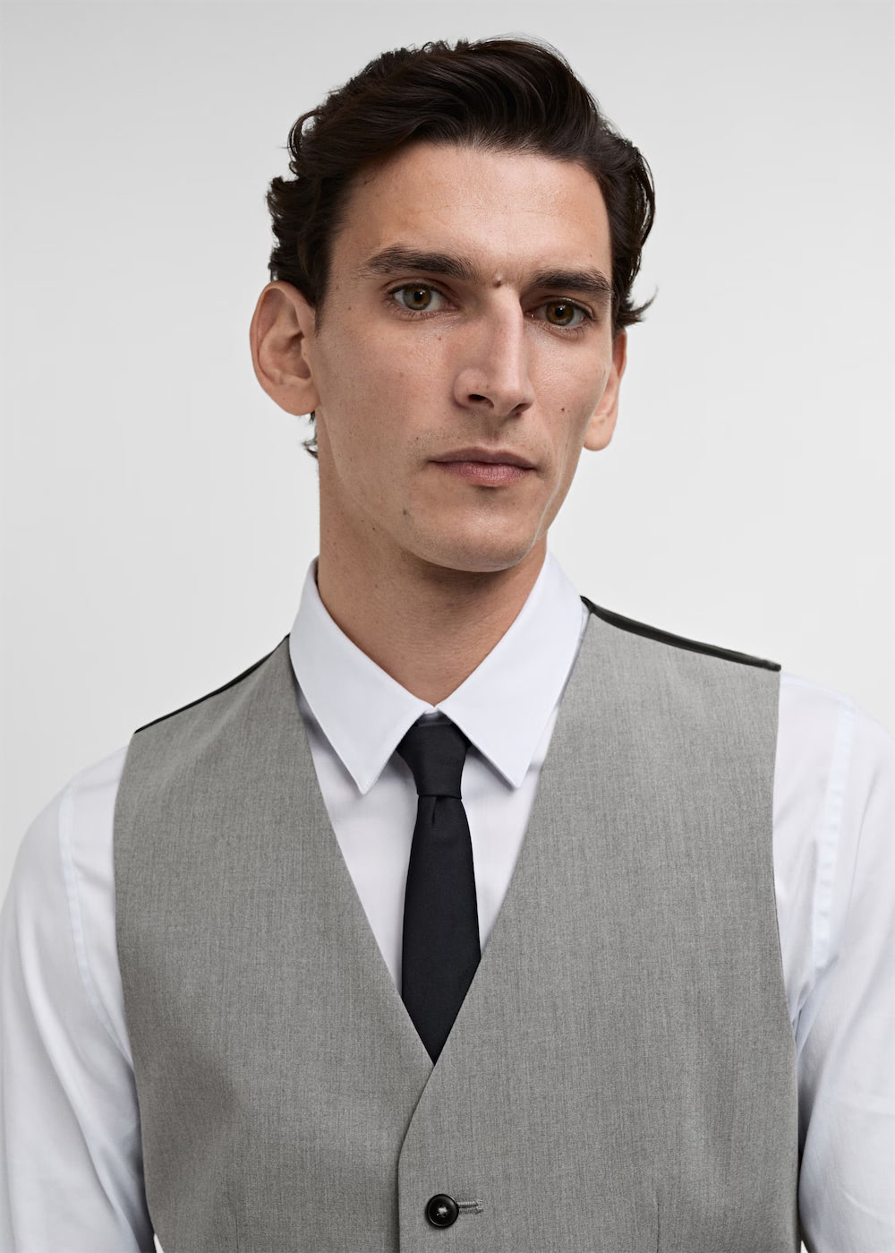 Paris super slim-fit suit waistcoat - Image 4