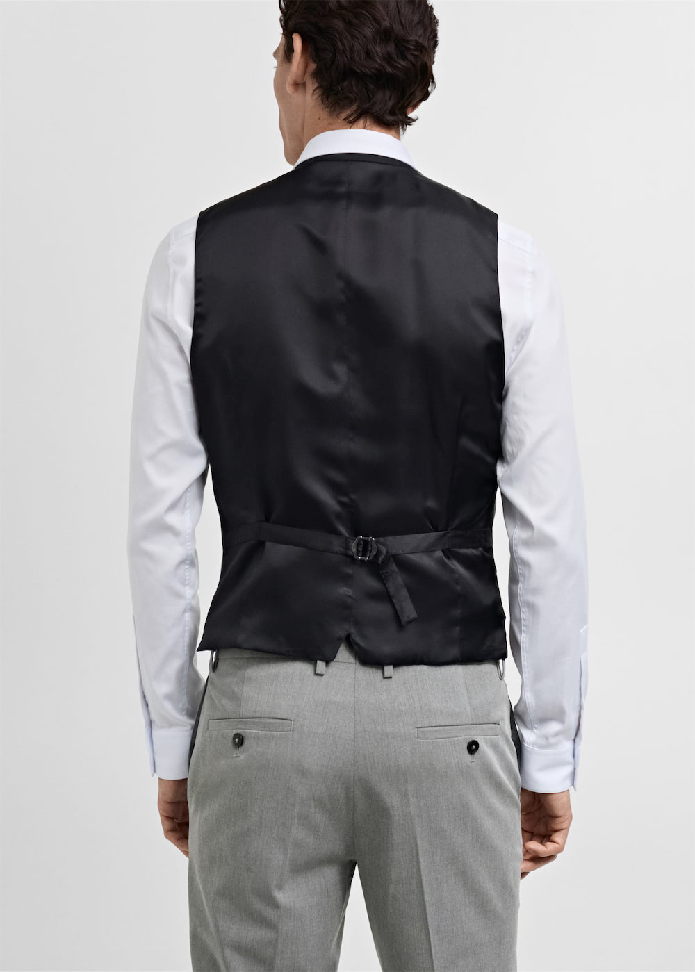 Paris super slim-fit suit waistcoat - Image 3