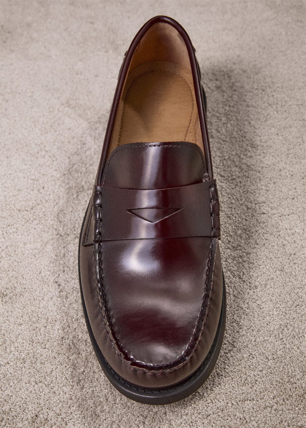 Aged-leather loafers - Image 2