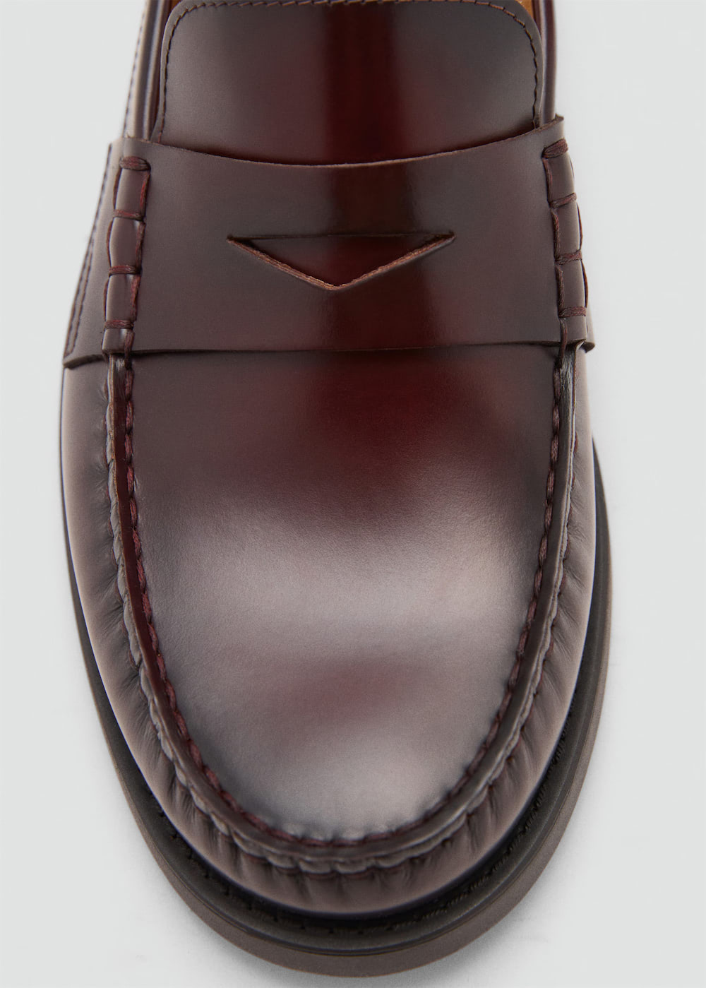Aged-leather loafers - Image 3