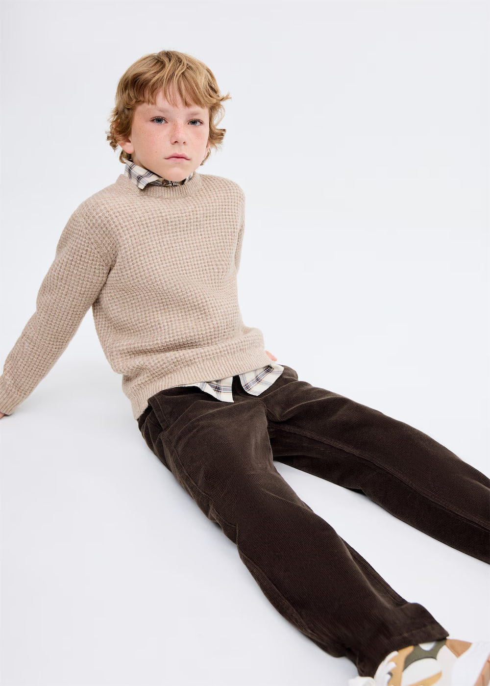 Straight-leg corduroy trousers - Image 2